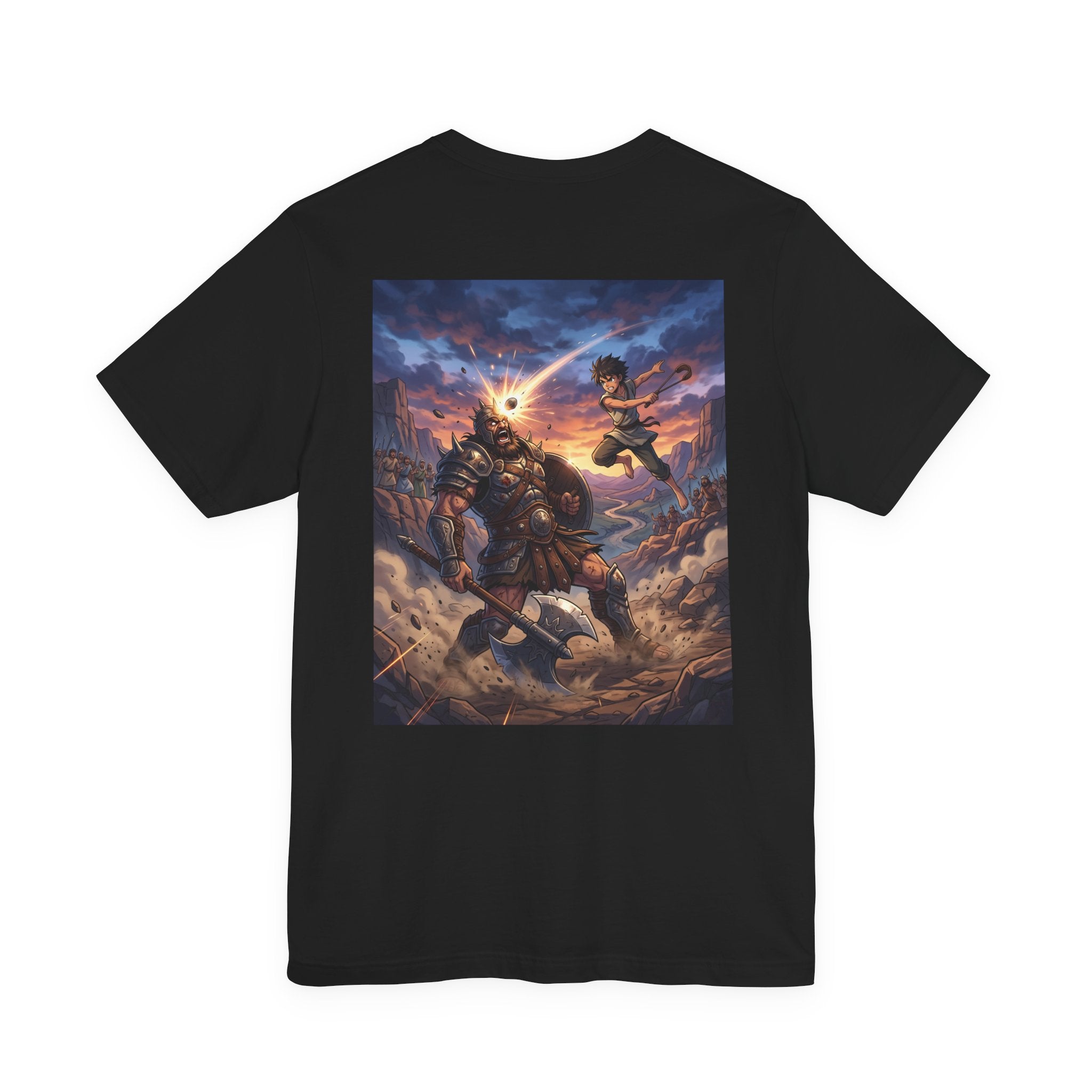 1 Samuel 17 Bible Verse T-Shirt — David vs Goliath Graphic Tee