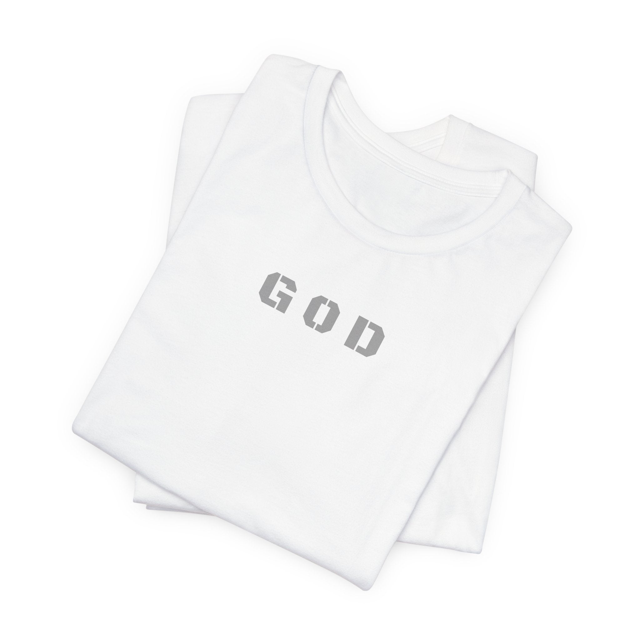 GOD - Minimalist Faith-Inspired Shirt