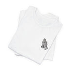 Pray More Worry Less tee | Prayer Hands Graphic Tee