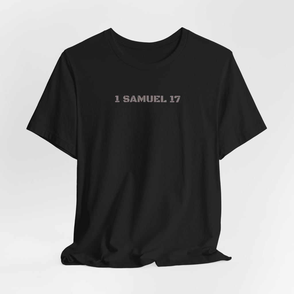1 Samuel 17 Bible Verse T-Shirt — David vs Goliath Graphic Tee