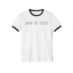 GOD IS LOVE - Ringer tee - Christian faith shirt