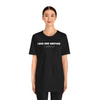 Love One Another 1 John 3:23 — Minimalist Lightweight Christian Faith T-Shirt