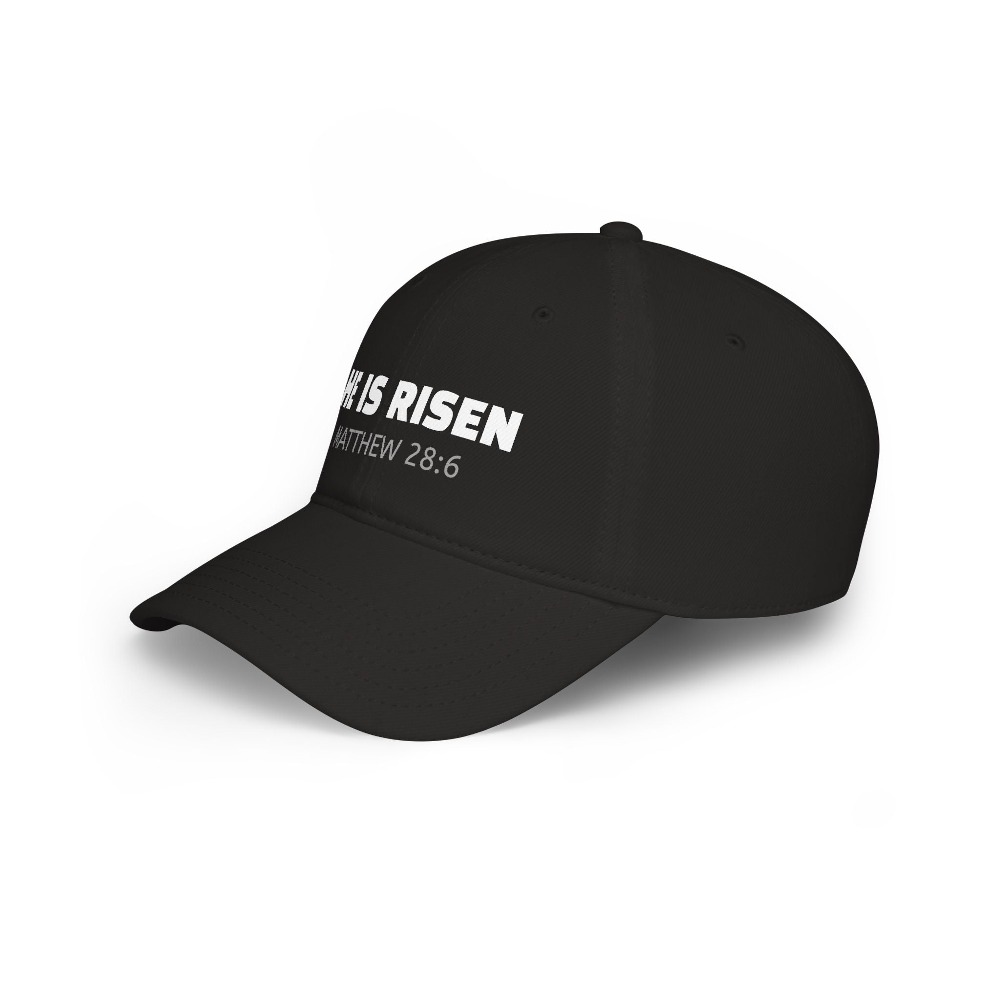 He Is Risen Cap — Matthew 28:6 Baseball Hat