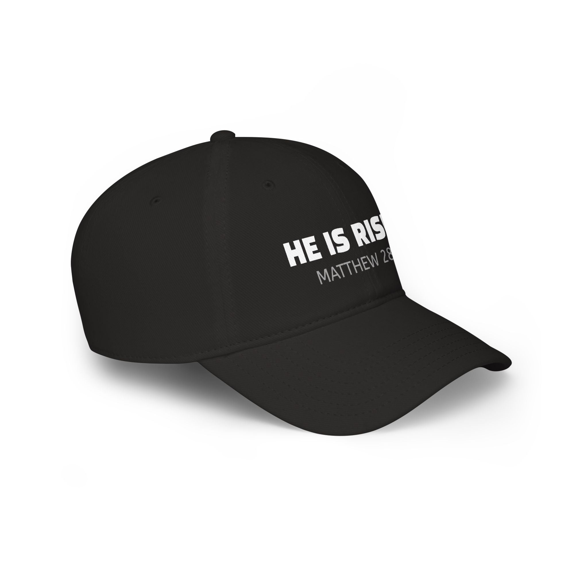 He Is Risen Cap — Matthew 28:6 Baseball Hat