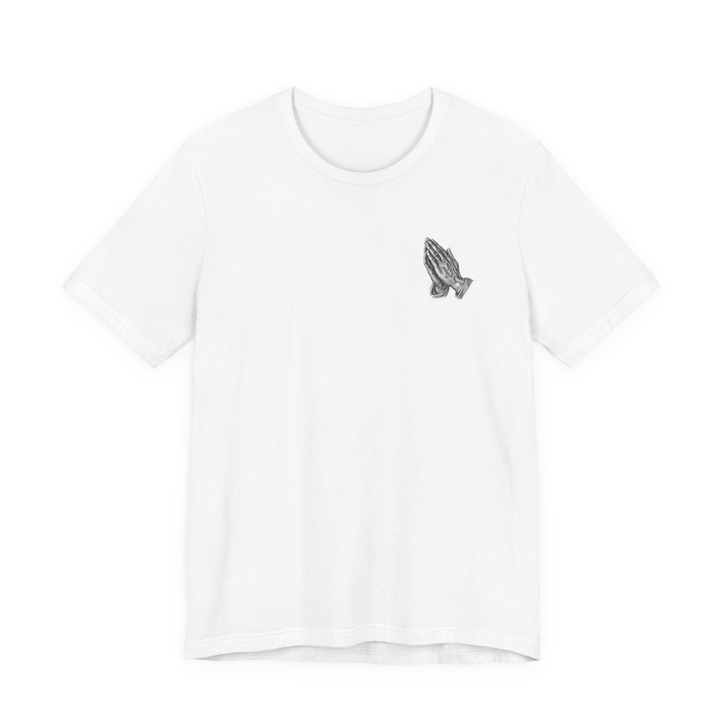 Pray More Worry Less tee | Prayer Hands Graphic Tee