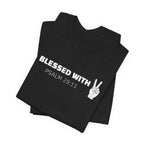 Blessed With Peace Psalm 29:11 —  Lightweight Christian Faith T-Shirt