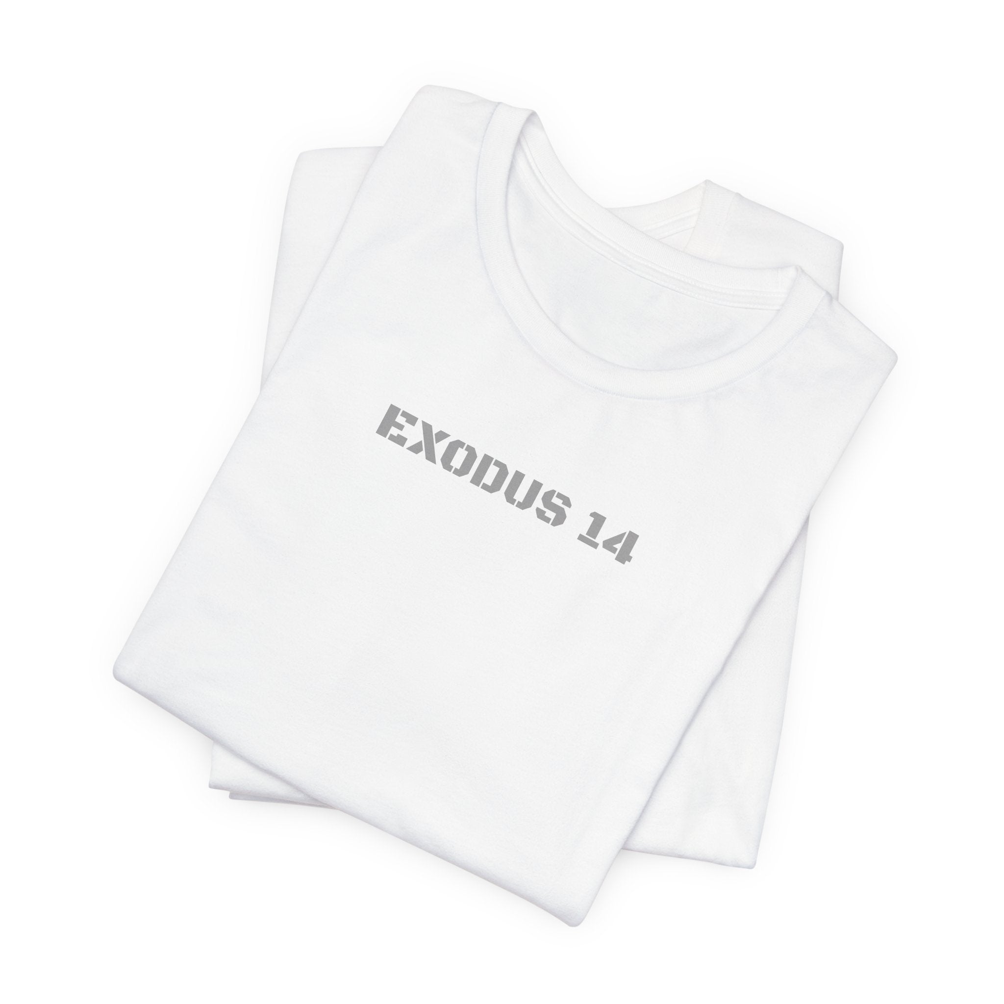 Exodus 14 Crossing the Red Sea T-Shirt | Biblical Moses Illustration