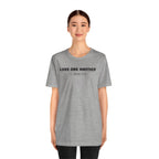 Love One Another 1 John 3:23 — Minimalist Lightweight Christian Faith T-Shirt