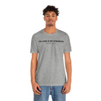 The Lord Is My Strength Psalm 28:7 Tee — Minimalist Lightweight Christian Faith T-Shirt