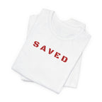 SAVED - Red text minimalist tee T-Shirt