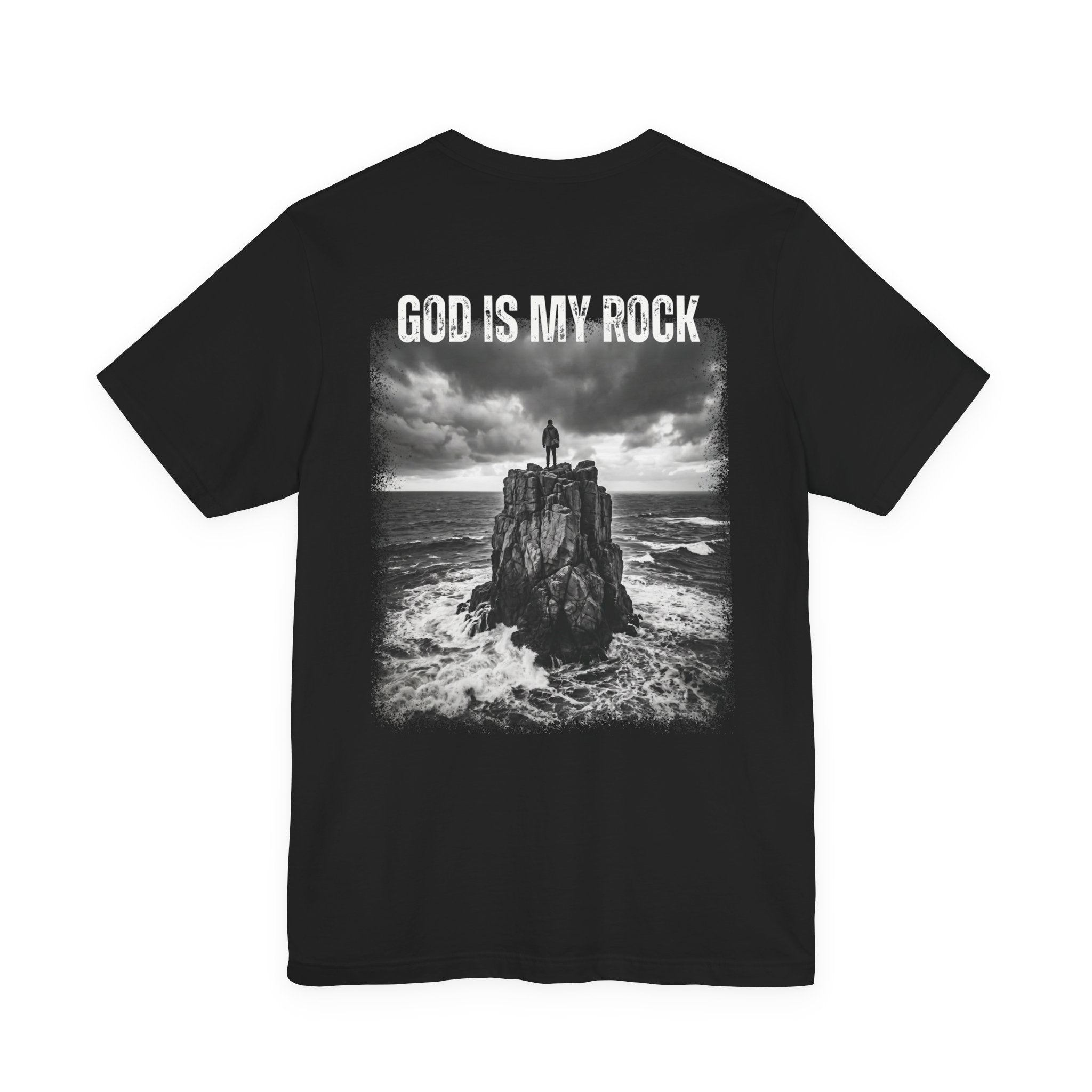 "God Is My Rock" T-Shirt | Psalm 18:2 Christian Faith Tee