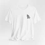 Pray More Worry Less tee | Prayer Hands Graphic Tee