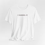 1 Samuel 17 Bible Verse T-Shirt — David vs Goliath Graphic Tee