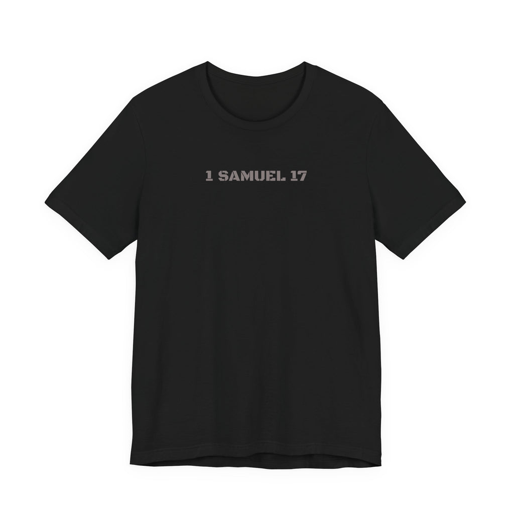 1 Samuel 17 Bible Verse T-Shirt — David vs Goliath Graphic Tee
