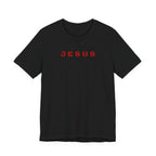 JESUS - Red text minimalist T-Shirt