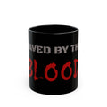 Saved by the Blood Mug — Christian Faith Black Mug (11oz & 15oz)