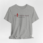 Faith Over Fear T‑Shirt — Christian Cross Inspirational Tee