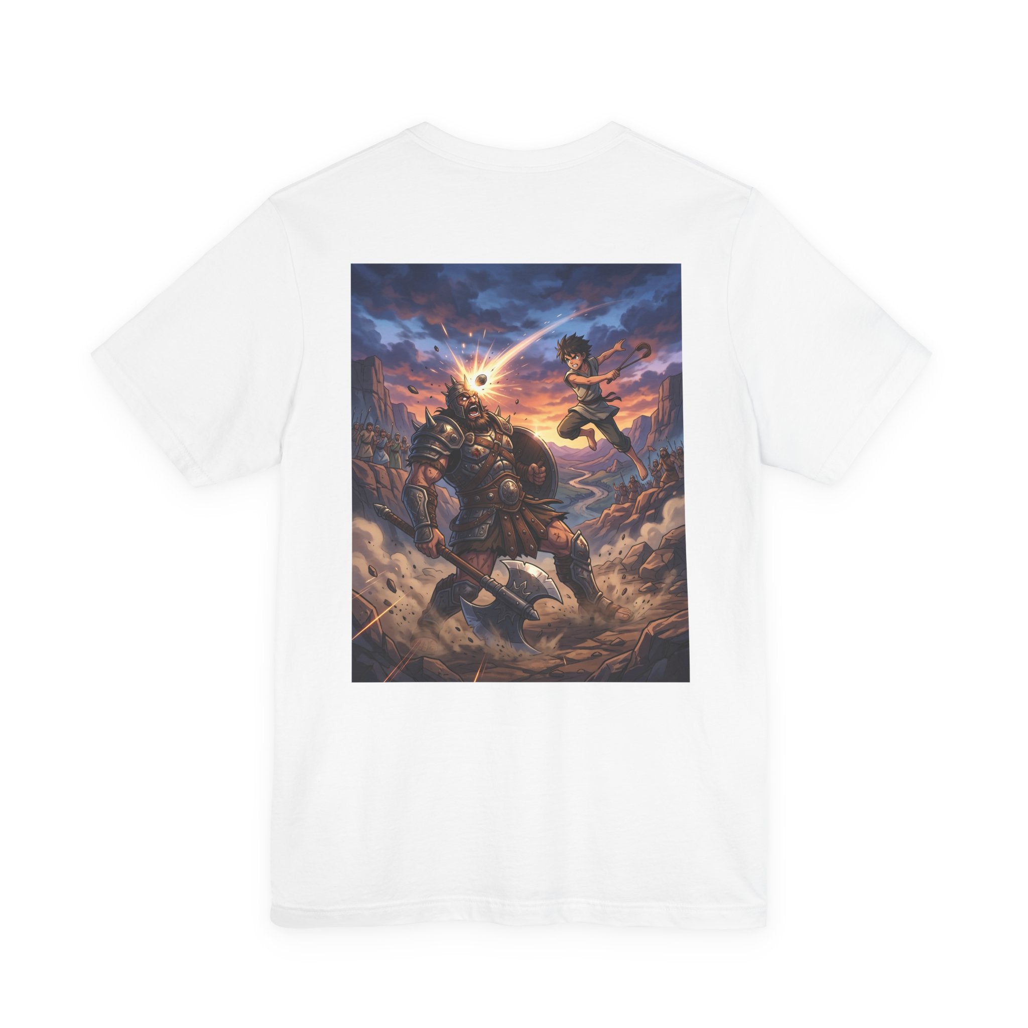 1 Samuel 17 Bible Verse T-Shirt — David vs Goliath Graphic Tee