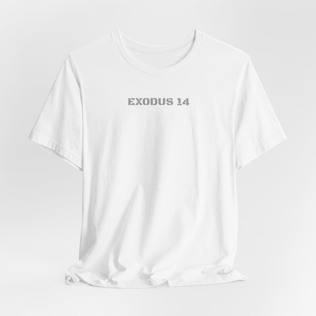 Exodus 14 Crossing the Red Sea T-Shirt | Biblical Moses Illustration