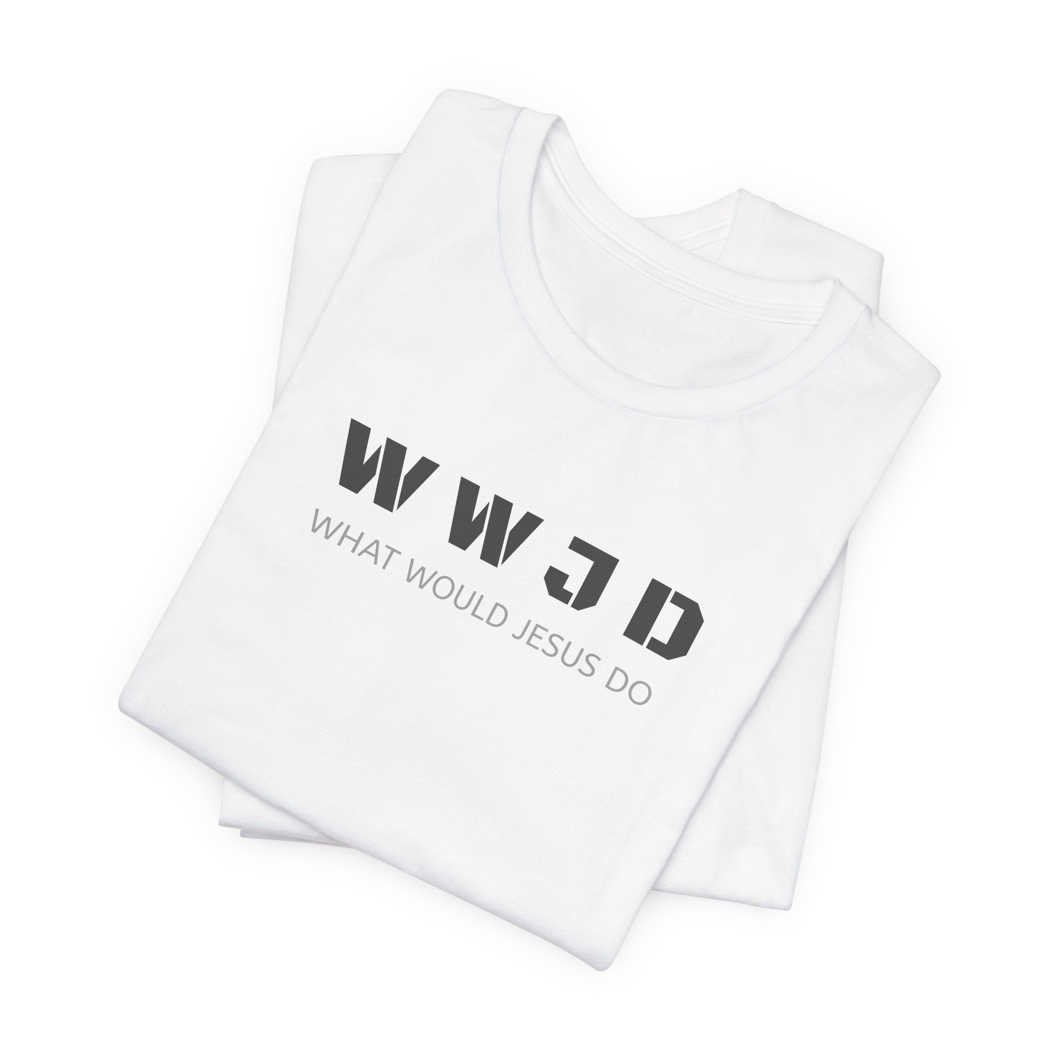 WWJD "What Would Jesus Do" Tee - Christian Faith Graphic T-Shirt
