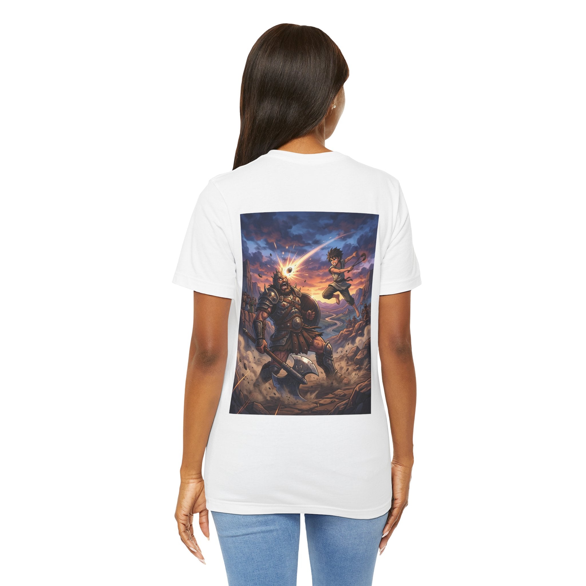 1 Samuel 17 Bible Verse T-Shirt — David vs Goliath Graphic Tee
