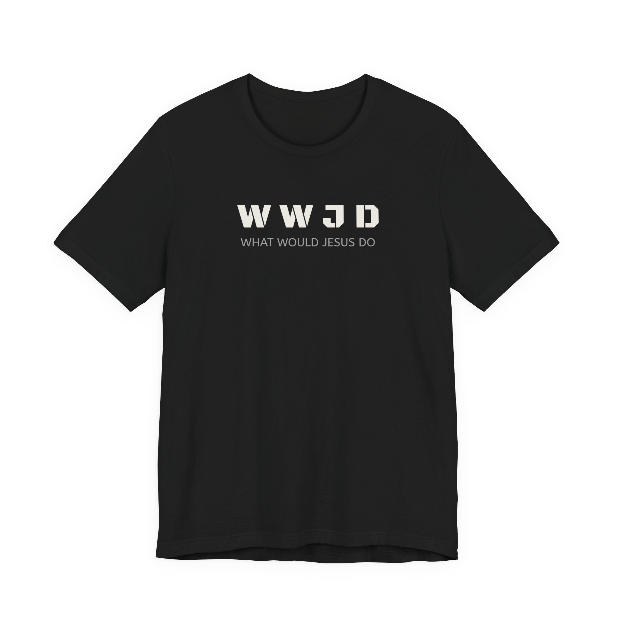 WWJD "What Would Jesus Do" Tee - Christian Faith Graphic T-Shirt